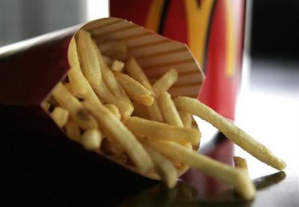 продукты вызывающие ожирение French Fries McDonalds