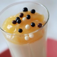 десерты с медом Панакота с медом, корицей и лимонной помадкой