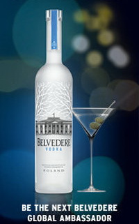 Алкогольный бренд Belvedere предлагает работу мечты