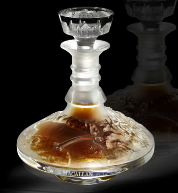 Lalique Cire Perdue: старейшее виски Macallan уйдет с молотка