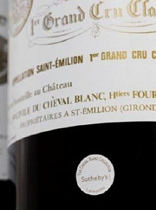 Chateau Cheval Blanc на аукционе Sotheby’s в Лондоне 