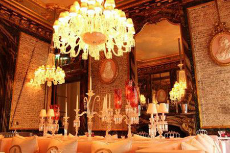 лучшие рестораны Парижа Cristal Room Baccarat