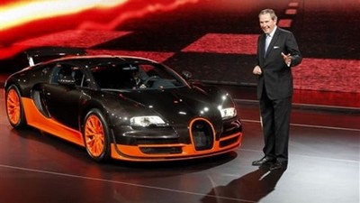 самые дорогие автомобили 2012 года Bugatti Veyron Supersport