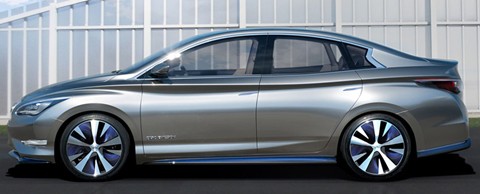 концепт Infiniti LE 2012 концепт Infiniti LE 2012