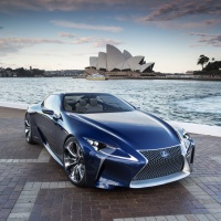 Концепт Lexus LF-LC Blue 2012