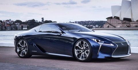 концепт Lexus LF-LC Blue 2012