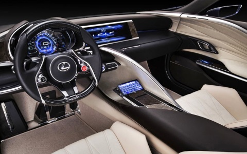концепт Lexus LF-LC Blue 2012