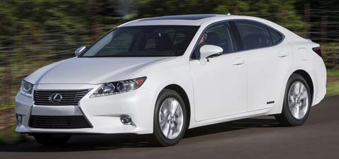 самые экономичные автомобили 2013-2014 Lexus ES 300h 2013