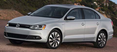самые экономичные автомобили 2013-2014 Volkswagen Jetta Hybrid 2013