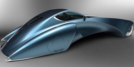 лучшие футуристические концепт кары Bugatti 57 Atlantic