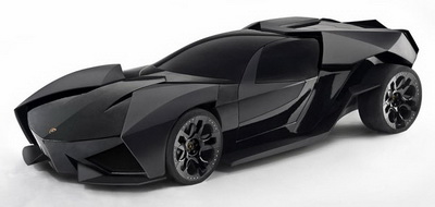 Lamborghini Ankonian от Slavche Tanevski – «Чужой» черного цвета