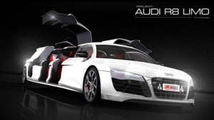 Новая версия лимузина - Audi R8 V10