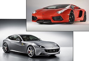 Lamborghini Aventador и Ferrari Four 2011 года уже распроданы