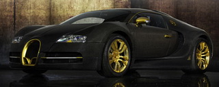 Золотая Bugatti Veyron Linea Vincero d’Oro