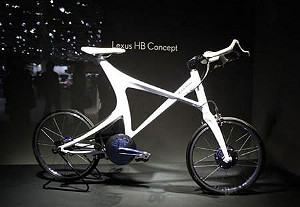 Lexus продемонстрировал «концептуальный» велосипед из углепластика