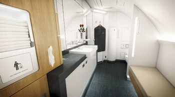 Салон первого класса A380 - роскошное предложение от Lufthansa