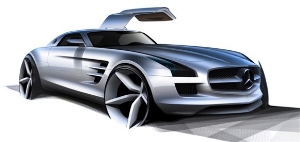 Новая информация о Mercedes-Benz AMG SLS 