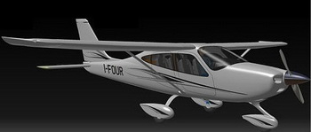 Новая одномоторная модель самолета от Tecnam