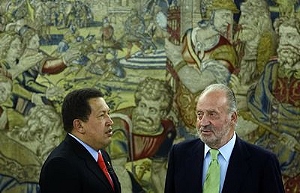 Уго Чавес сравнил испанского короля с Фиделем Кастро