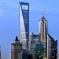 самые высокие здания в мире Shanghai Financial Center