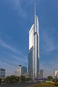 самые высокие здания в мире Nanjing Greenland Financial Center