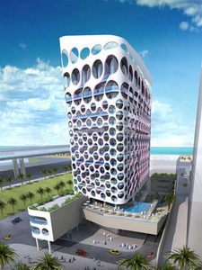 архитектура будущего окна пузырьки Pixel Tower 