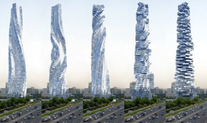 Дубаи вращающаяся башня Dynamic Tower