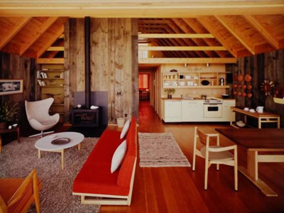 характеристики интерьера деревянного дома в скандинавском стиле