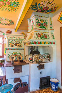 декор кухни в славянском стиле