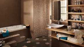 варианты мозаики для ванной комнаты