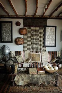 декоративные предметы в африканском стиле