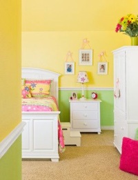 Детская в желтых тонах - солнечная комната 