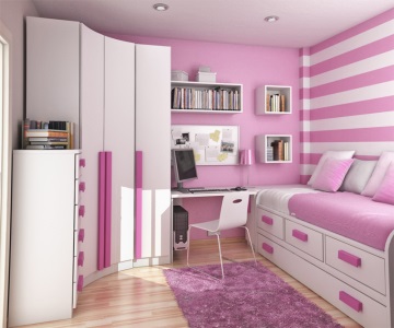 дизайн маленькой комнаты для девушки