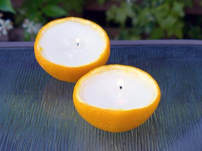 свечи из цитронеллы для дома