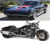 Слэш планирует продать с аукциона Corvette и Harley